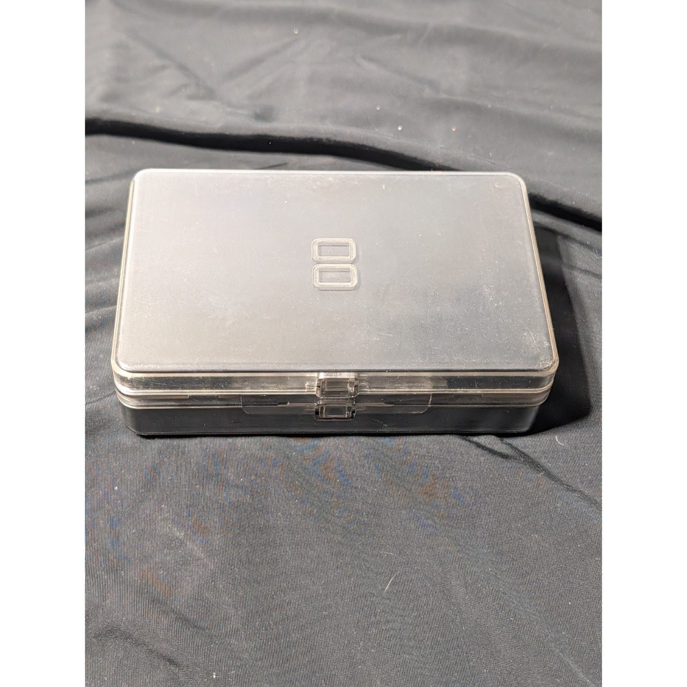 VTG Nintendo DS Lite Game Storage Case Holder Black Hard Plastic